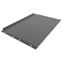 19" 7RU RECESSED VENT RACK PANEL