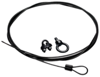 BLK 10FT CABLE & CLAMP