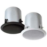 HIGH FIDELITY CEILING SPEAKER FOR 16-OHM, 70V, & 100V SYSTEMS / WHITE