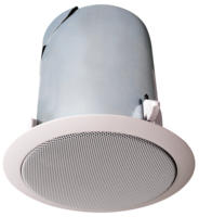 CEILING SPEAKER -SUPERIOR SOUND IN A VERY COMPACT ENCLOSURE (7-1/4" DIAMETER) FOR 70V AND 8OHM