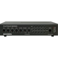 AMPLIFIER 60W 8 OHM/25V/70V, 1CH, CLASS D AMP, 4 XLR MIC INPUTS WITH PHANTOM POWER, 2 EUROBLOCK IN,