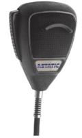 ASTATIC NOISE-CANCELLING  DYNAMIC PALMHELD  MICROPHONE WITH PTT TALK SWITCH
