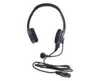 LW DOUBLE-EAR STANDARD HS XLR NON-TERM:  LIGHTWEIGHT DOUBLE ENCLOSED EAR HEADSET WITH SUPERIOR