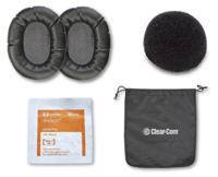 HEADSET SANITIZATION PACKAGE FOR CC-220 INC. 2 EAR PADS, MIC POP SHIELD, 10 WIPES & HS BAG