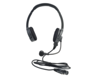 LW DOUBLE-EAR STANDARD HS XLR-5M:  PREMIUM LIGHTWEIGHT DOUBLE ON EAR HEADSET WITH SUPERIOR