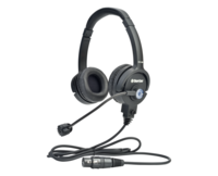 LW DOUBLE-EAR STANDARD HS XLR-5M:  PREMIUM LIGHTWEIGHT DOUBLE ON EAR HEADSET WITH SUPERIOR