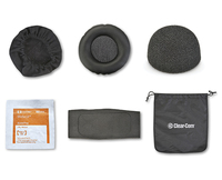 HEADSET SANITIZATION PACKAGE FOR CC-300 INC. EAR PAD, MIC POP SHIELD, TEMPLE PAD, EAR SOCK