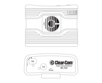 SINGLE-CHANNEL STANDARD BELTPACK, FOUR-PIN MALE HEADSET CONNECTOR