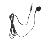 MONAURAL TALENT EARPHONE. MONAURAL IFB TALENT EARPHONE. PLUGS INTO TR-50 AND WIRELESS IFB RECEIVERS.