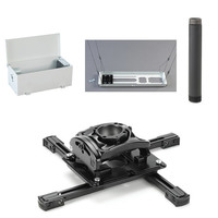 PRECONFIGURED KIT OF PROJECTOR CEILING MOUNT PRODUCTS: 1X RPMAU, 1X CMS003, 1X CMS440, 1X CMA470