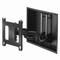 LARGE LOW-PROFILE IN-WALL SWING DUAL-ARM MOUNT - 22" EXTEND/ *MUST ORDER A PAC501 IN-WALL ACCESSORY*