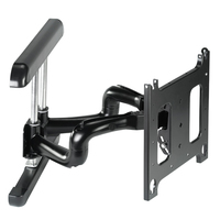 LARGE FLAT PANEL SWING ARM (DUAL) WALL DISPLAY MOUNT - 25" EXTENSION