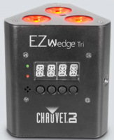 EZWEDGE TRI / BATTERY OPERATED TRI COLOR LED WASH LIGHT, TRIANGLE SHAPE