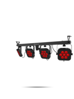 COMPLETE WASH LIGHTING SOLUTION FITTED WITH HIGH-INTENSITY HEX-COLOR (RGBAW+UV) LEDS