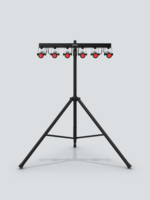 PACK-N-GO LIGHTING SOLUTIONS. 6 QUAD COLOR (RGBW) LEDS , ADJUSTABLE HEADS ALL ON ONE