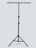LIGHTWEIGHT TRIPOD STAND, STAND HEIGHT: 9 FT FULLY EXTENDED; HORIZONTAL BAR LENGTH: 39.5"