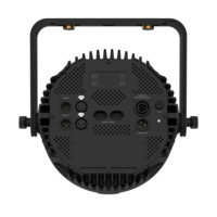 18 LEDS (HEX-COLOR RGBWAUV) PAR/WASH WITH OVER 5,700 LUMENS OF FLICKER-FREE OUTPUT / BLACK HOUSING