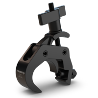 LOAD RATED HEAVY DUTY C-CLAMP FOR 2"/50MM TRUSST OR TRUSS / BLACK ANODIZED GRIP