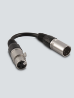 3-PIN FEMALE TO 5-PIN MALE ADAPTER CABLE - 6 IN