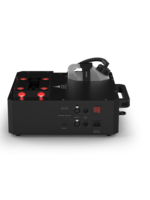 PYROTECHNIC-LIKE EFFECTS, MOTORIZED NOZZLE, TWO ZONE PENTA-COLOR (RGBA+UV) LEDS