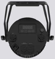 HEX-COLOR (RGBAW+UV) WASH LIGHT, RGB OUTER RING, FLICKER-FREE VIDEO OPERATION