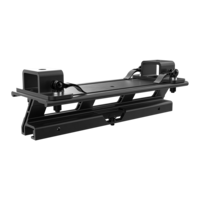 MOUNTING BRACKET FOR STRIKE ARRAY FIXTURES, LIGHTWEIGHT IP65-RATED ALUMINUM DIECAST, BLACK FINISH