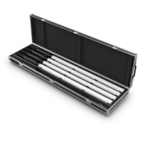 FREESTANDING, BATTERY-OPERATED,OUTDOOR-READY LED TUBE, 360 DEGREES OF ULTRA-BRIGHT LIGHT, 4-PACK