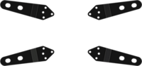 VESA 100X100MM TO 200X200MM ADAPTER EXTENDER