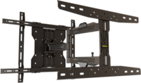 WORLD'S THINNEST ARTICULATING ARM FOR 13" TO 65" SCREENS WITH DOUBLE STUD WALL PLATE FOR ATTACHING T