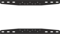 DOUBLE STUD WALL PLATE ACCESSORY FOR AU SERIES ARTICULATING ARMS