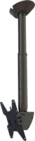 COMPLETE CEILING INSTALLATION KIT WITH 2IN TO 3IN DROP ADJUSTMENT FOR 13IN TO 46IN SCREENS