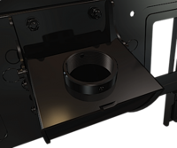 CEILING MOUNT BOX AND UNIVERSAL SCREEN ADAPTER ASSEMBLY FOR 37" TO 75" SCREENS