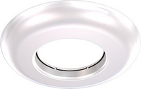 WHITE DECORATIVE ESCUTCHEON PLATE