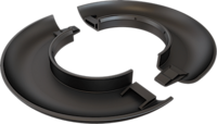 ESCUTCHEON PLATE - BLACK