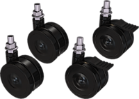 FOUR PIECE CASTER SET FOR S46P AND S46PC