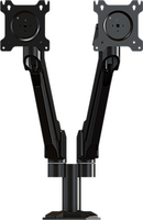 SINGLE LINK SPRING LOADED FULL MOTION ARM KIT FOR MONITORS UP TO 30LB (BLACK). INCLUDES WALL, DESK C