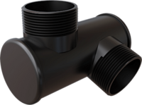 COLUMN CONNECTOR FOR JOINING TWO COLUMNS AT A 90° ANGLE.
