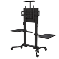 EDUCATION SPECIFIC HEAVY DUTY MOBILE CART FOR DISPLAYS 50" - 90"