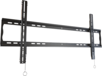 NEW ROBUST SERIES FLAT MOUNT FOR LARGE-FORMAT 70 TO 90" TVS WITH HORIZONTAL ADJUSTMENT AND POST-INST