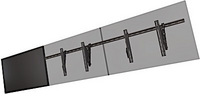 WALL MOUNTED UNISTRUT MENU BOARD BRACKETS WITH PLUMB AND TILT ADJUSTMENT
