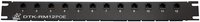 RACK MOUNT POWER OVER ETHERNET SURGE PROTECTION - 12 PORT, 1U, RJ45 CONNECTION IN/OUT, PINS 1-8,