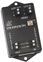FIXED CAMERA PROTECTION, 12/24VDC POWER - UTP VIDEO IN/OUT, 6.8V CLAMP
SUPPORTS HD-CVI, AHD, HD-TVI