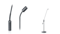 4018 SUPERCARDIOID MIC, BLACK, XLR, 77 CM (30 IN) BOOM, FLOOR STAND, SINGLE MIC