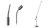 4018 SUPERCARDIOID MIC, BLACK, XLR, 122 CM (48 IN) BOOM, FLOOR STAND, TWIN MIC