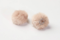 AIR1 FUR WINDSCREEN, BEIGE, LARGE, 2 PCS