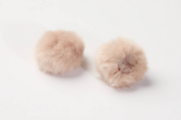 AIR1 FUR WINDSCREEN, BEIGE, SMALL, 2 PCS