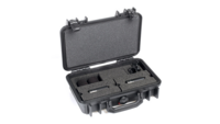 4011A STEREO PAIR WITH CLIPS AND WINDSCREENS IN PELI CASE