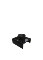 U-BRACKET PIPE SCHEDULE PIPE MOUNT ADAPTER - LARGE