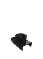 U-BRACKET PIPE SCHEDULE PIPE MOUNT ADAPTER - SMALL