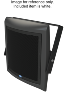 90° CONICAL OUTDOOR SPEAKER W/ U-BRACKET, 1 X 12" COAXIAL DRIVER, WHITE